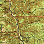 United States Geological Survey Gatewood, MO (1941, 62500-Scale) digital map