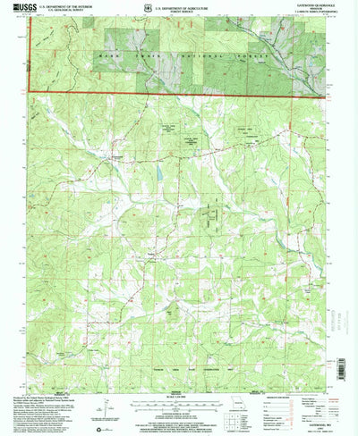 United States Geological Survey Gatewood, MO (1997, 24000-Scale) digital map