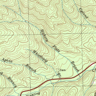 United States Geological Survey Gatlinburg, TN (1979, 24000-Scale) digital map