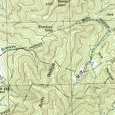 United States Geological Survey Gatlinburg, TN (2000, 24000-Scale) digital map