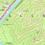 United States Geological Survey Gauley Bridge, WV (1969, 24000-Scale) digital map
