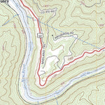 United States Geological Survey Gauley Bridge, WV (2023, 24000-Scale) digital map