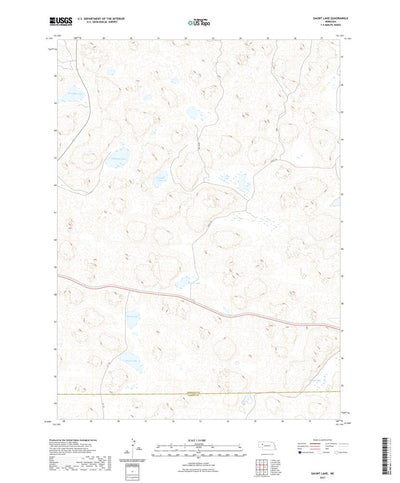 United States Geological Survey Gaunt Lake, NE (2021, 24000-Scale) digital map
