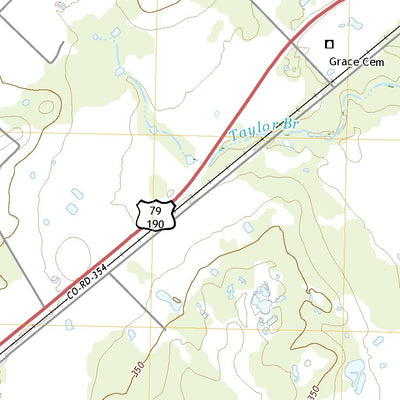 United States Geological Survey Gause, TX (2022, 24000-Scale) digital map