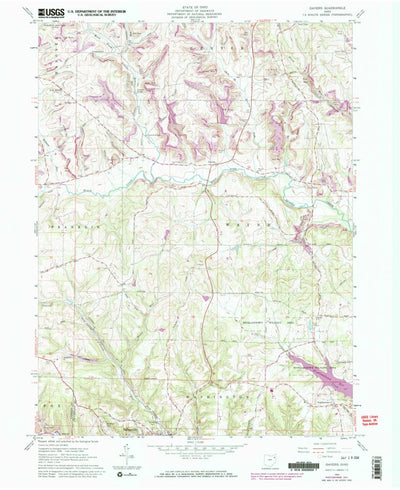 United States Geological Survey Gavers, OH (1960, 24000-Scale) digital map