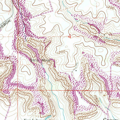 United States Geological Survey Gavers, OH (1960, 24000-Scale) digital map