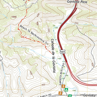 United States Geological Survey Gaviota, CA (2021, 24000-Scale) digital map
