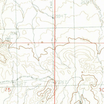 United States Geological Survey Gay Dam, MT (1984, 24000-Scale) digital map