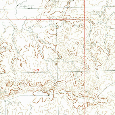 United States Geological Survey Gay Dam, MT (1984, 24000-Scale) digital map