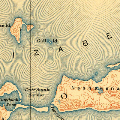 United States Geological Survey Gay Head, MA (1889, 62500-Scale) digital map