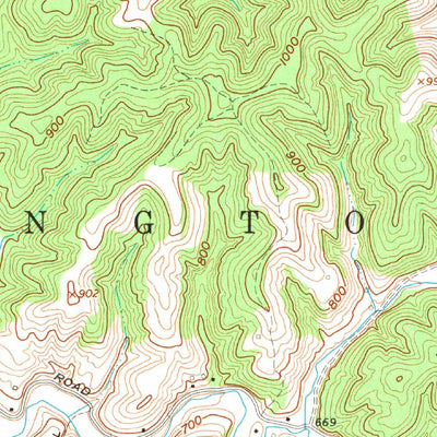 United States Geological Survey Gay, WV (1960, 24000-Scale) digital map