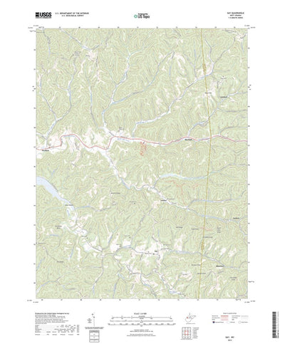 United States Geological Survey Gay, WV (2023, 24000-Scale) digital map