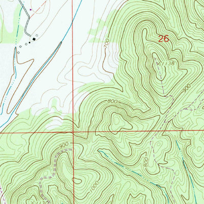 United States Geological Survey Gaylesville, AL (1967, 24000-Scale) digital map