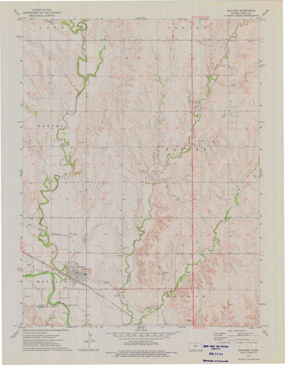 United States Geological Survey Gaylord, KS (1973, 24000-Scale) digital map