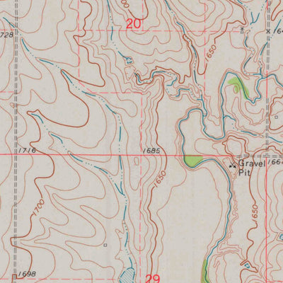 United States Geological Survey Gaylord, KS (1973, 24000-Scale) digital map