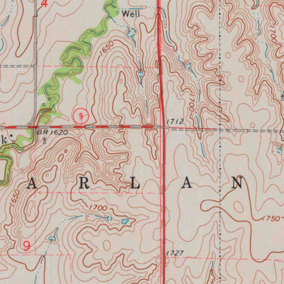 United States Geological Survey Gaylord, KS (1973, 24000-Scale) digital map
