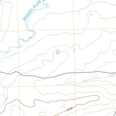 United States Geological Survey Gaylord Reservoir, WY (2021, 24000-Scale) digital map