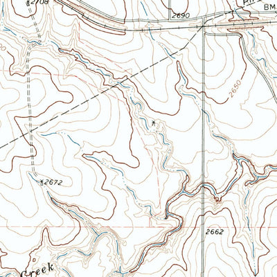 United States Geological Survey Gaylord, TX-OK (1972, 24000-Scale) digital map