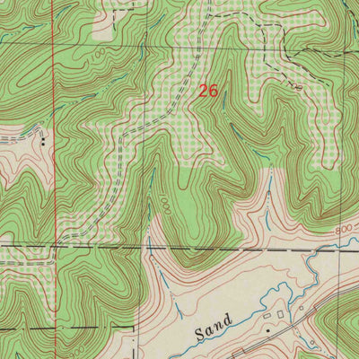 United States Geological Survey Gays Mills, WI (1983, 24000-Scale) digital map