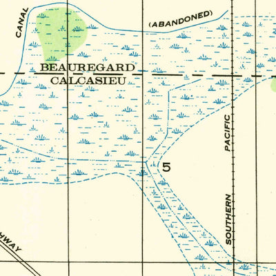 United States Geological Survey Gaytine, LA (1947, 31680-Scale) digital map