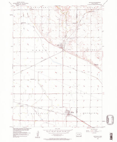 United States Geological Survey Gayville, SD (1957, 24000-Scale) digital map