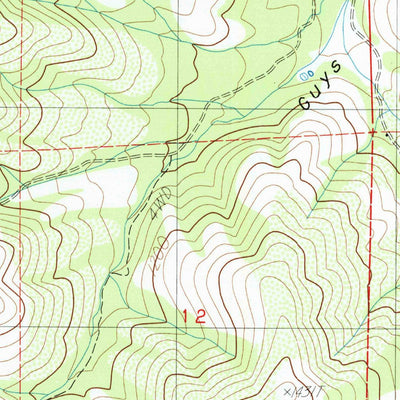 United States Geological Survey Gazelle, CA (1984, 24000-Scale) digital map