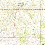 United States Geological Survey Gazelle Mountain, CA (1986, 24000-Scale) digital map