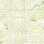 United States Geological Survey Gazelle Mountain, CA (1986, 24000-Scale) digital map
