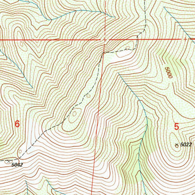 United States Geological Survey Gazelle Mountain, CA (2001, 24000-Scale) digital map