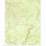 United States Geological Survey Gearhart Mountain, OR (1988, 24000-Scale) digital map