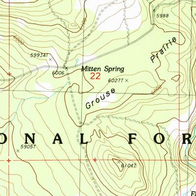 United States Geological Survey Gearhart Mountain, OR (1988, 24000-Scale) digital map