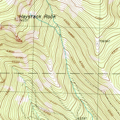 United States Geological Survey Gearhart Mountain, OR (1988, 24000-Scale) digital map