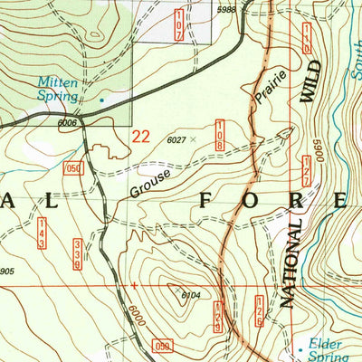 United States Geological Survey Gearhart Mountain, OR (2004, 24000-Scale) digital map