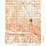 United States Geological Survey Geary, OK (1942, 62500-Scale) digital map