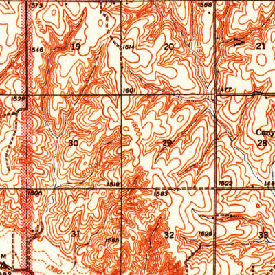 United States Geological Survey Geary, OK (1942, 62500-Scale) digital map