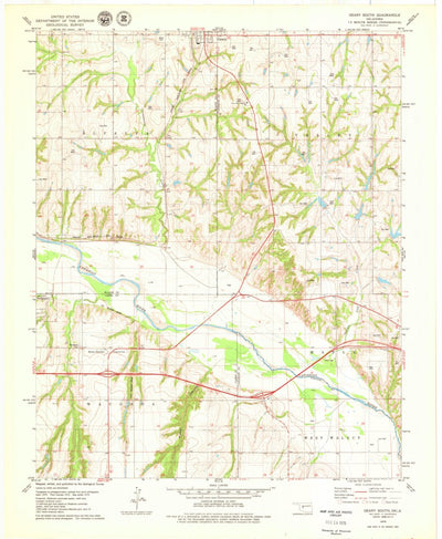 United States Geological Survey Geary South, OK (1979, 24000-Scale) digital map