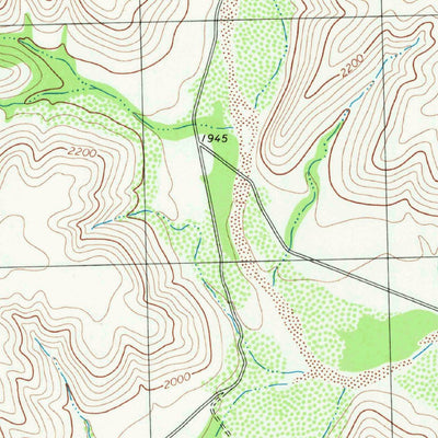United States Geological Survey Geddis Canyon East, TX (1980, 24000-Scale) digital map