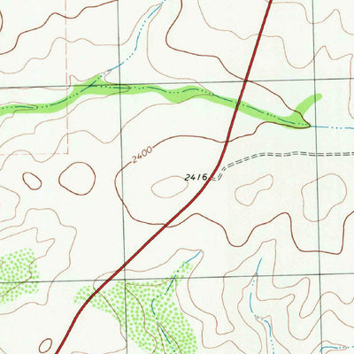 United States Geological Survey Geddis Canyon West, TX (1980, 24000-Scale) digital map