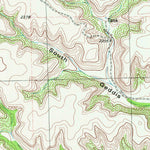 United States Geological Survey Geddis Canyon West, TX (1980, 24000-Scale) digital map