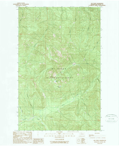 United States Geological Survey Gee Point, WA (1989, 24000-Scale) digital map