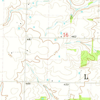 United States Geological Survey Geff, IL (1970, 24000-Scale) digital map