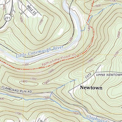 United States Geological Survey Geistown, PA (2023, 24000-Scale) digital map