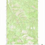United States Geological Survey Gem Peak, MT-ID (1966, 24000-Scale) digital map