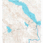 United States Geological Survey Gene Wash, CA-AZ (1959, 24000-Scale) digital map