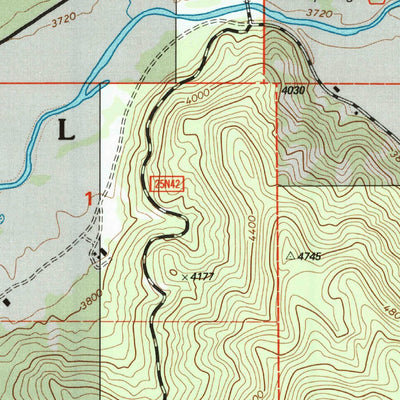 United States Geological Survey Genesee Valley, CA (1994, 24000-Scale) digital map