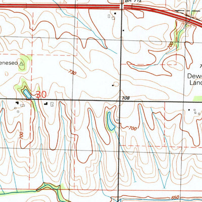 United States Geological Survey Geneseo, IL (1991, 24000-Scale) digital map