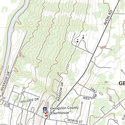 United States Geological Survey Geneseo, NY (2023, 24000-Scale) digital map