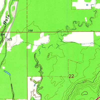 United States Geological Survey Geneva, AR (1966, 24000-Scale) digital map