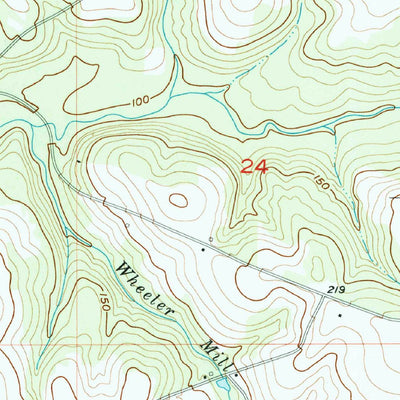 United States Geological Survey Geneva East, AL (1957, 24000-Scale) digital map