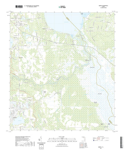 United States Geological Survey Geneva, FL (2021, 24000-Scale) digital map